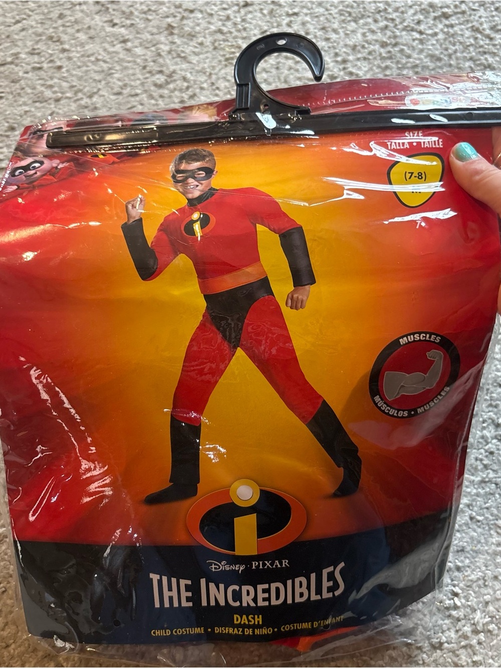 Disney Dash Superhero Costume Medium 7 8 Halloween World Land Cruise
